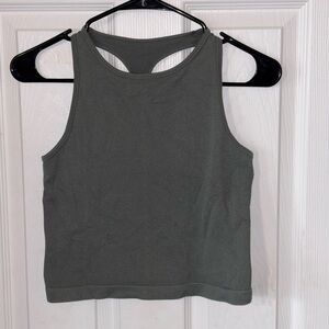 Free People Sage Green Tank Top